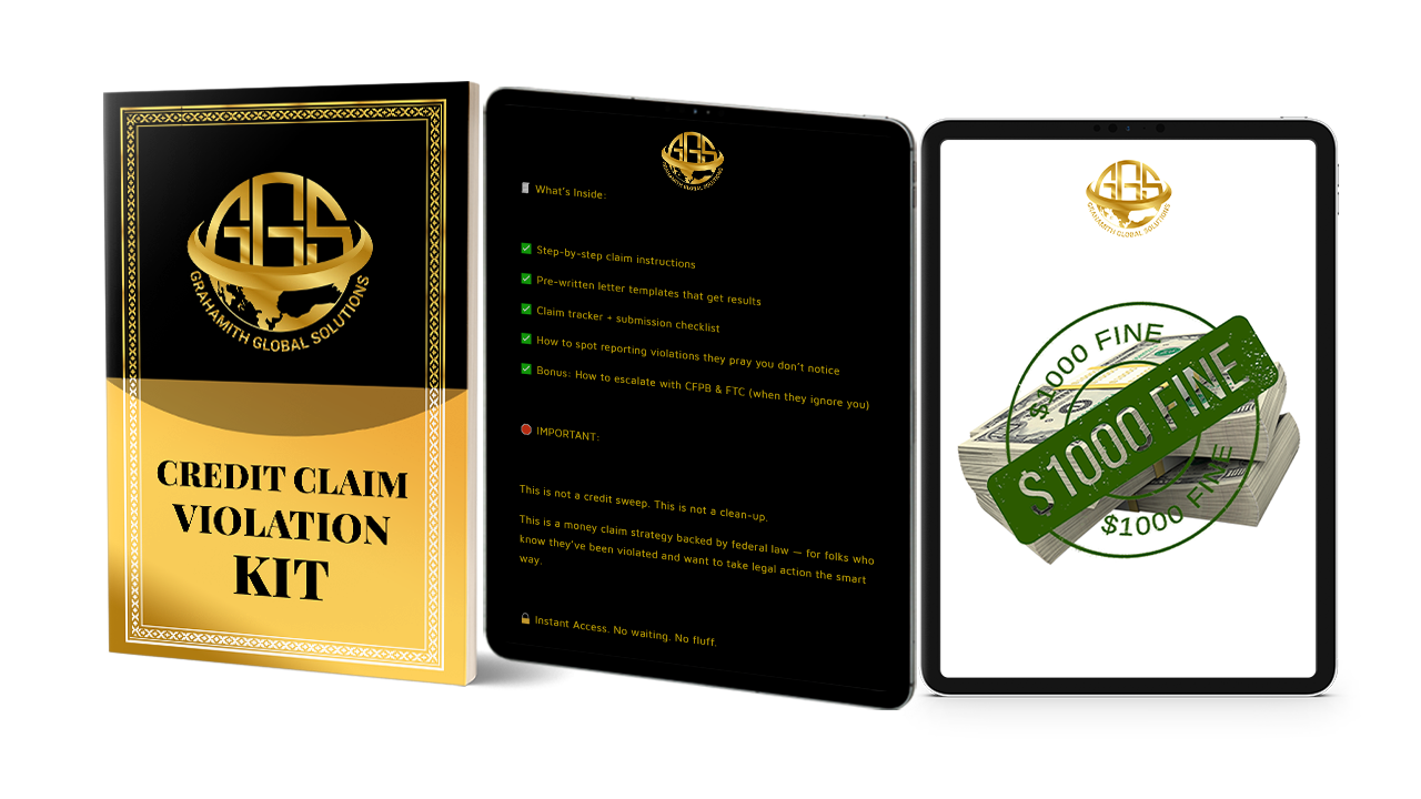 Credit Claim Violation Diy Kit