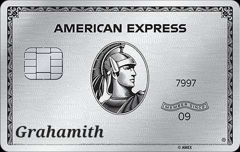 AMERICAN EXPRESS PLATINUM CARD $25,000