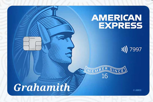AMERICAN EXPRESS CARD EVERYDAY BLUE $10,000